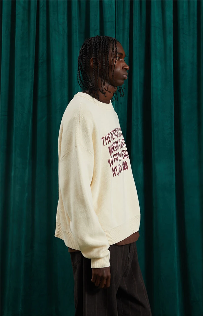The Met x Pacsun Fifth Avenue Crew Neck Sweater