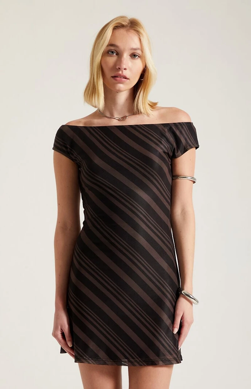 Third Charm Sophia Printed Mini Dress