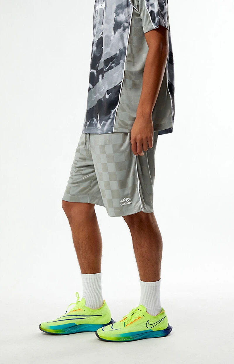 Umbro Gray Checkered Shorts