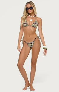 Edikted Alayna Zigzag String Bikini Bottom
