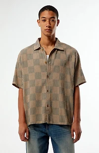 Rhythm Tanner Check Linen Shirt