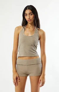 Your Favorite Lila Striped Halter Top