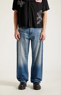 Pacsun Dylan Baggy Jeans Stretch Medium Blue