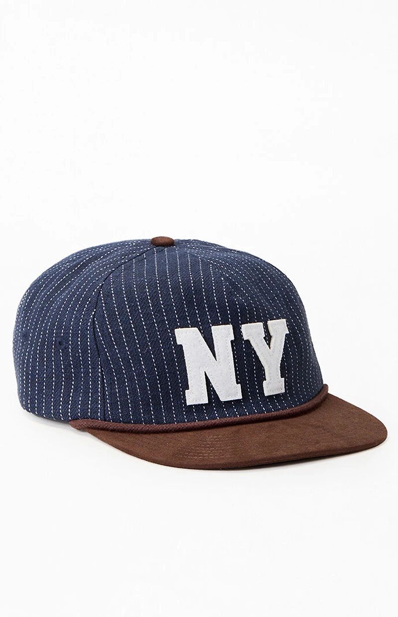 Pacsun NY Pinstripe Golfer Dad Hat