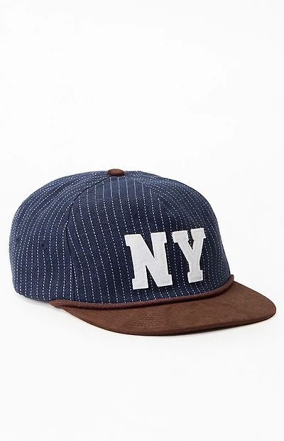 Pacsun NY Pinstripe Golfer Dad Hat