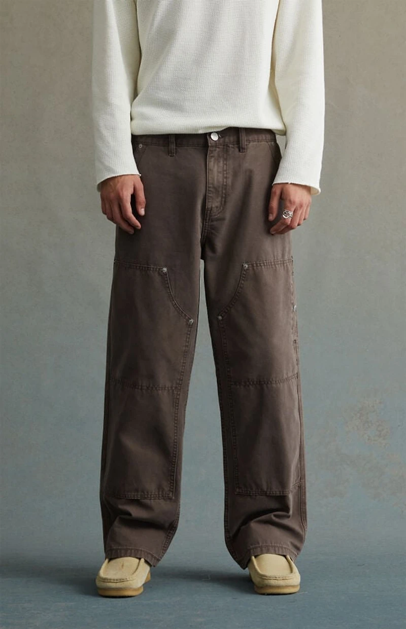 RARE DNM EDIT Brown Carpenter Baggy Jeans