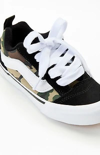 Vans Kids Black & Camo Knu Skool Shoes