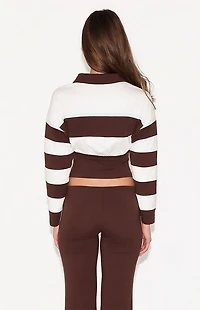Tiger Mist Collins Rugby Long Sleeve Top