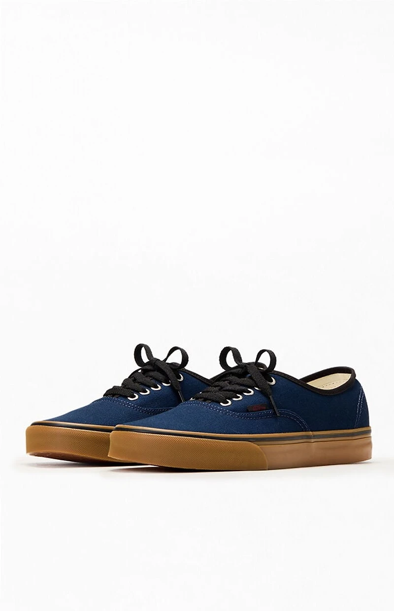 Vans Navy Gum Authentic Shoes