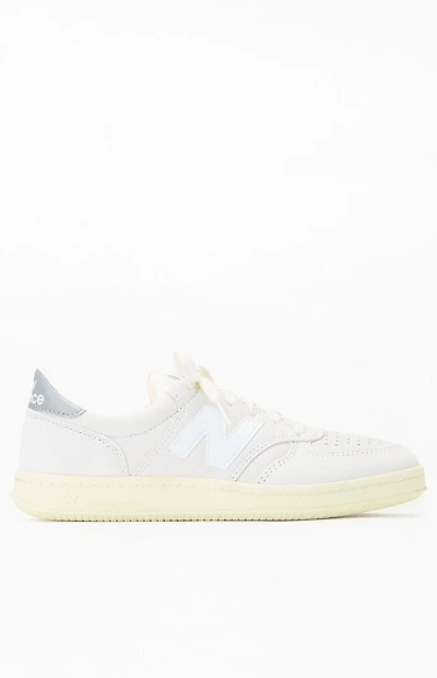 New Balance White T500 Sneakers