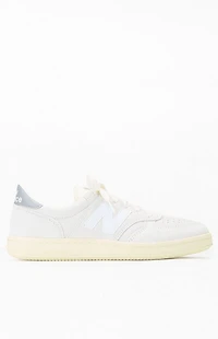 New Balance White T500 Sneakers