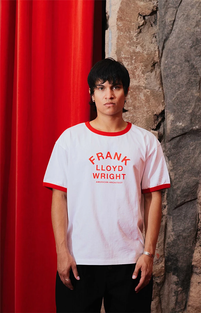Frank Lloyd Wright Baseball Ringer T-Shirt