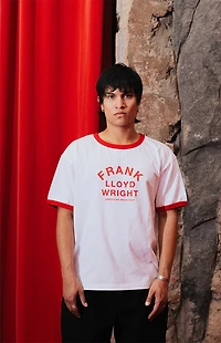Frank Lloyd Wright Baseball Ringer T-Shirt