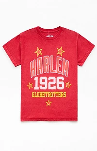 Kids Washed Red Harlem Globetrotters T-Shirt