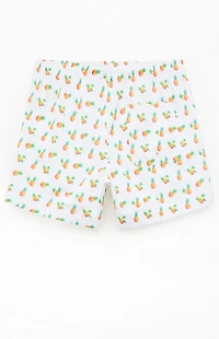 Pacsun Pineapple 4.5" Swim Trunks