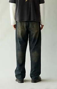 Pacsun Dylan Baggy Jeans Dark Blue Tint