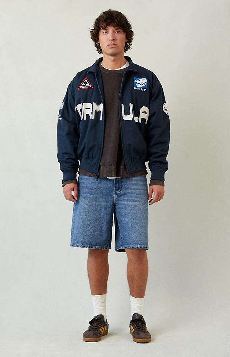 Pacsun Medium Indigo Baggy Denim Shorts