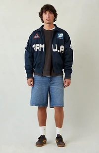 Pacsun Medium Indigo Baggy Denim Shorts