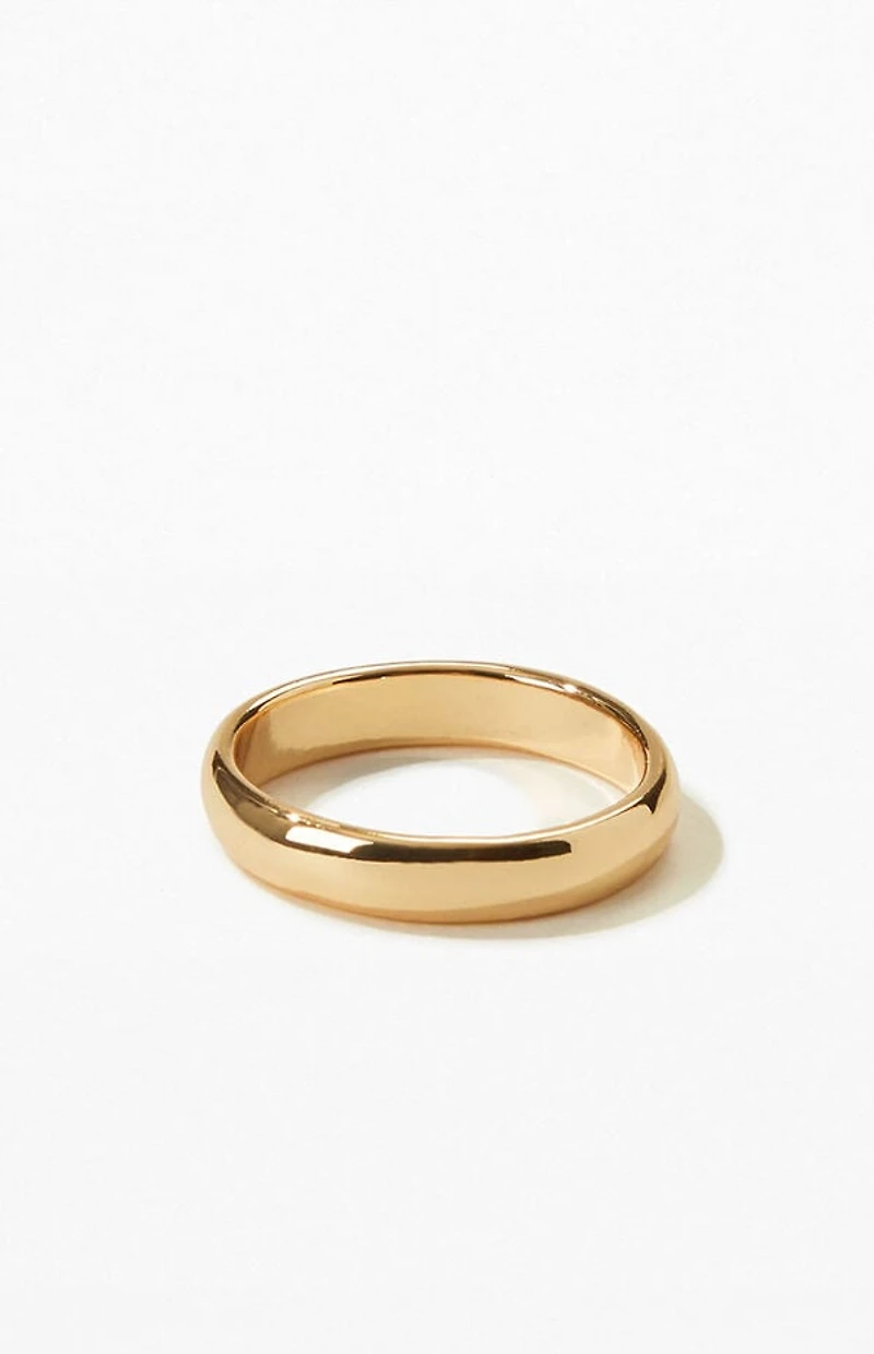 Pacsun Smooth Gold Ring
