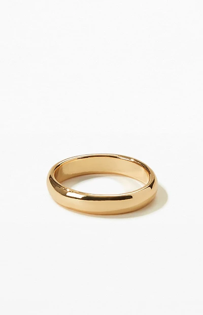 Pacsun Smooth Gold Ring