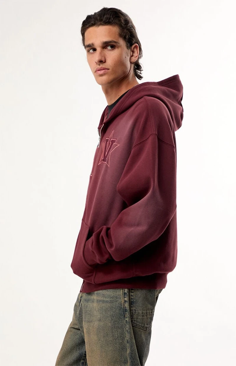 Von Dutch Embroidered Zip Up Hoodie