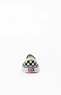Vans Classic Checkerboard White & Black Slip-On Shoes