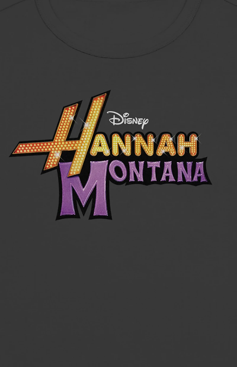Hannah Montana Glam Logo Cropped T-Shirt
