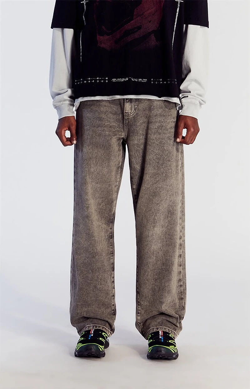 Pacsun Dylan Baggy Jeans Overdyed Brown