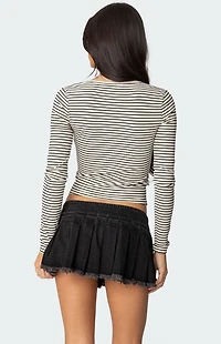 Edikted Alex Striped Top