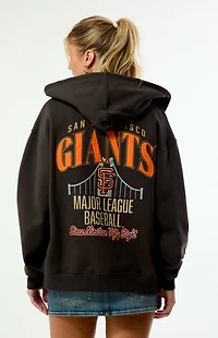 WILD COLLECTIVE x MLB SF Giants Zip Up Hoodie