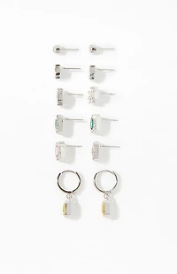 Pacsun 6 Pack Gemstone Earrings