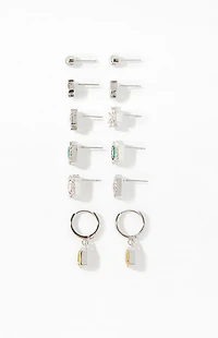 Pacsun 6 Pack Gemstone Earrings