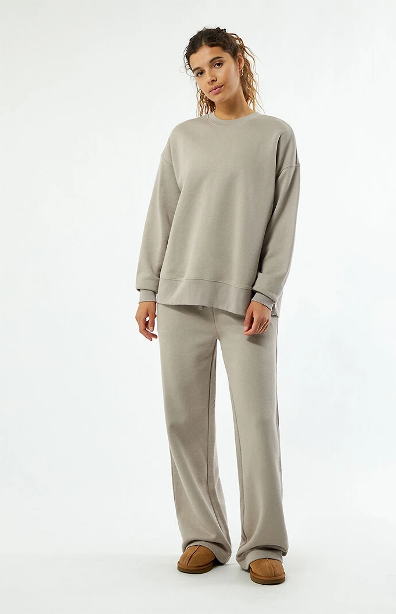 WEWOREWHAT Active Oversized Crew Neck Sweatshirt