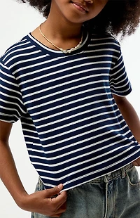 Pacsun Kids Striped Ribbed Skimmer T-Shirt