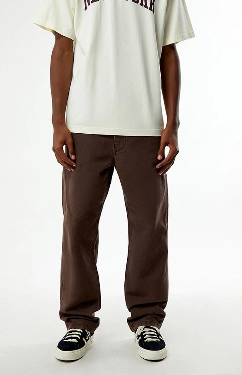 Levi's 568 Brown Loose Straight Carpenter Pants