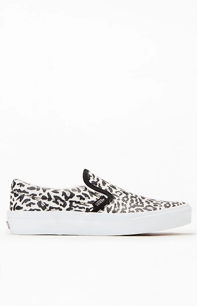 Vans Kids Leopard Classic Slip On Shoes
