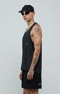A.R.C. Black Active Perforated Tank Top
