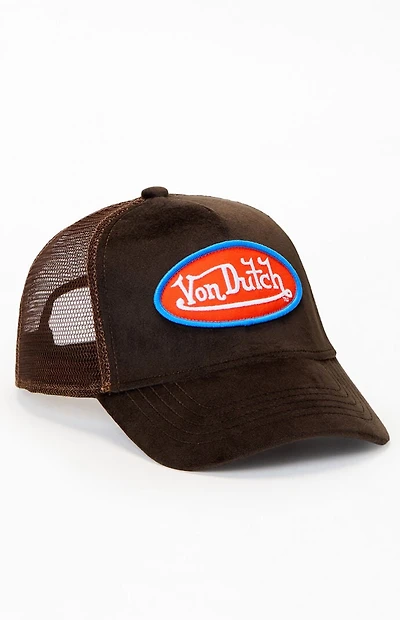 Von Dutch Hollywood Velvet Trucker Hat