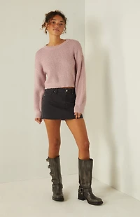 Your Favorite Snug Waffle Knit Sweater