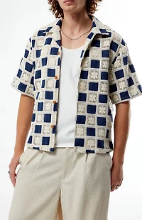 FIELD OF STUDY by Pacsun Checkered Yucca Camp Shirt