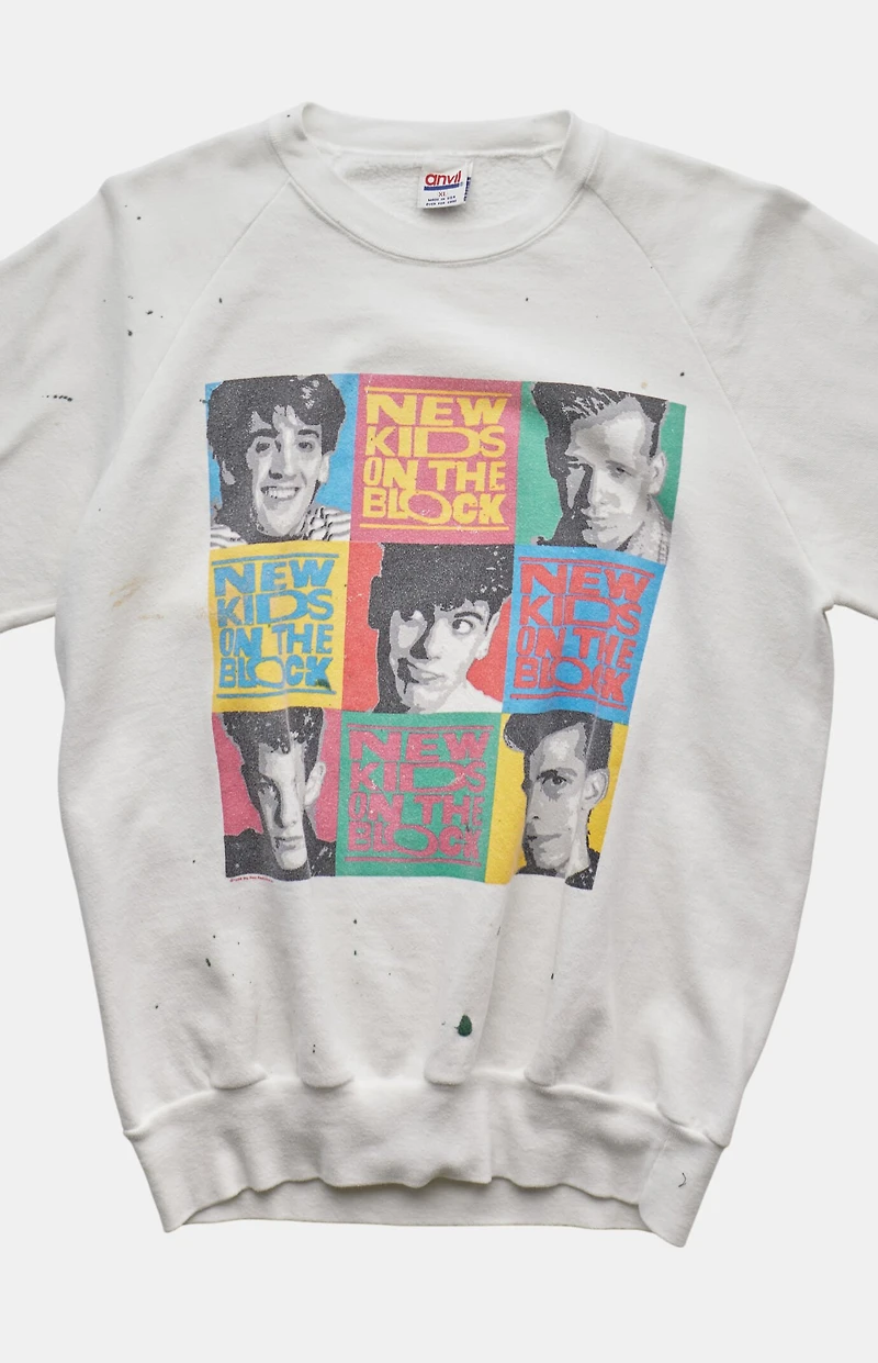 PS VINTAGE '80s New Kids On The Block Crew Neck Sweatshirt