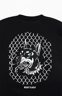 Rest Easy Beware Dog T-Shirt