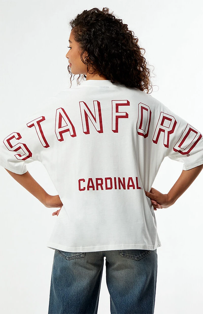 HYPE & VICE Stanford Cardinal Football Oversized T-Shirt