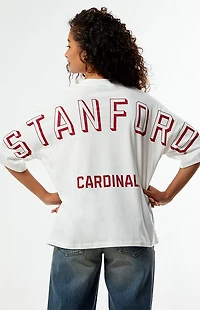 HYPE & VICE Stanford Cardinal Football Oversized T-Shirt
