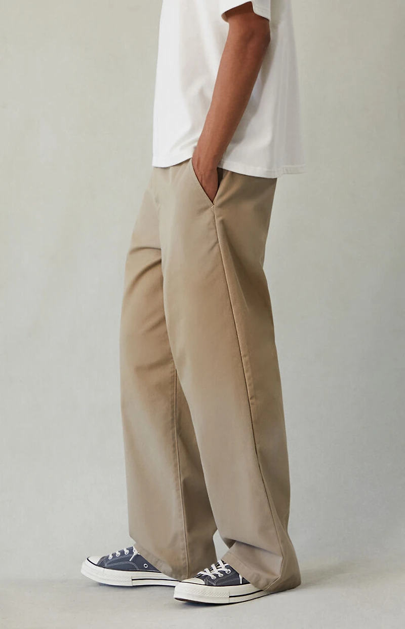 Pacsun Chino Pants Baggy Khaki Pigment