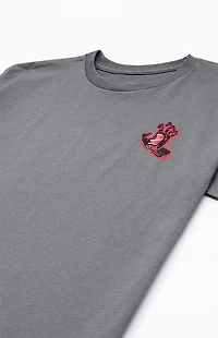 Santa Cruz Kids Charcoal Screaming Hand T-Shirt