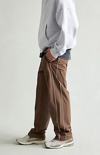 Pacsun Brown Bolton Baggy Track Pants