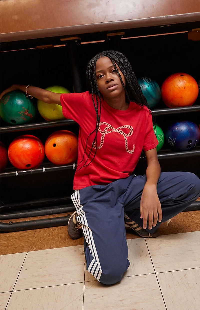 Pacsun Kids Leopard Bow T-Shirt