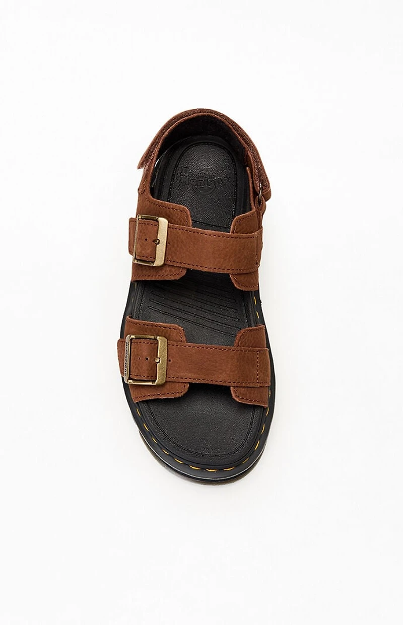 Dr Martens Women's Zebzag Suede Platform Sandals