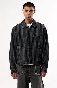 Pacsun Striped Nox Zip Up Jacket